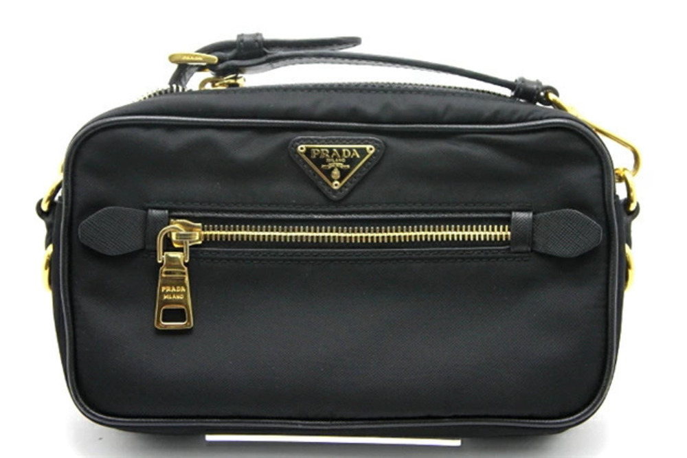 Prada Tessuto shoulder bag black